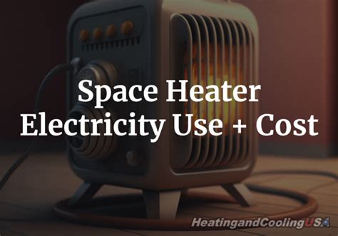 space heater electricity consumption